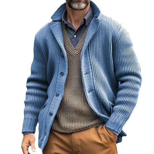 Strikket cardigan for menn Motelys