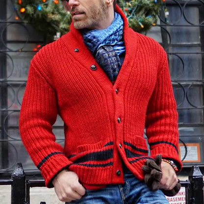 VibrantKnits - Stripete Cardigan med Fargeblokk for Unik Stil Motelys