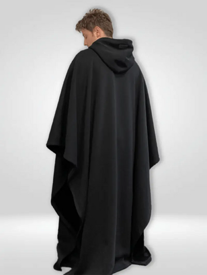 CozyNest - Poncho i Fleece Med Hette for Maksimal Komfort Motelys
