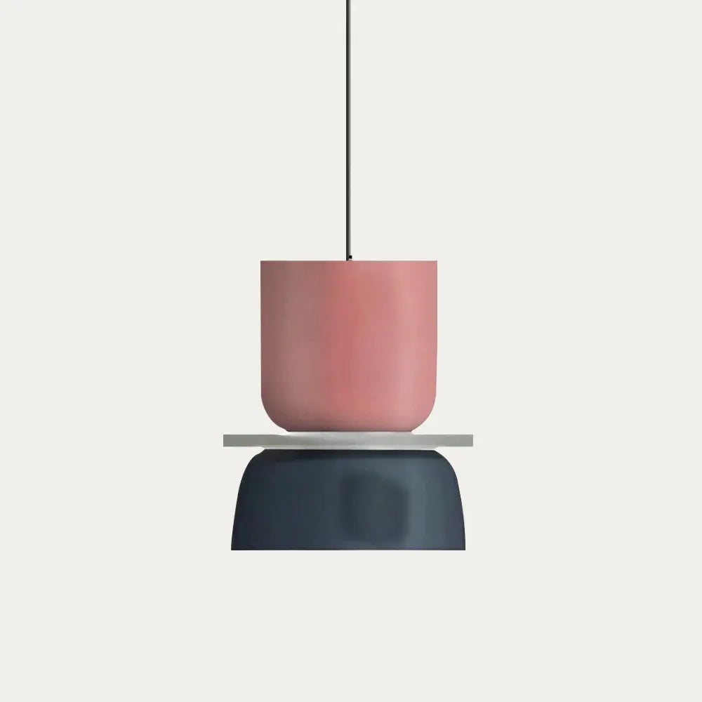 VibrantGlow - Color Block Pendellampe for Et Moderne Hjem Motelys
