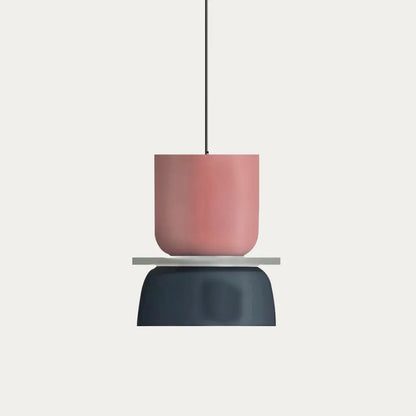 VibrantGlow - Color Block Pendellampe for Et Moderne Hjem Motelys