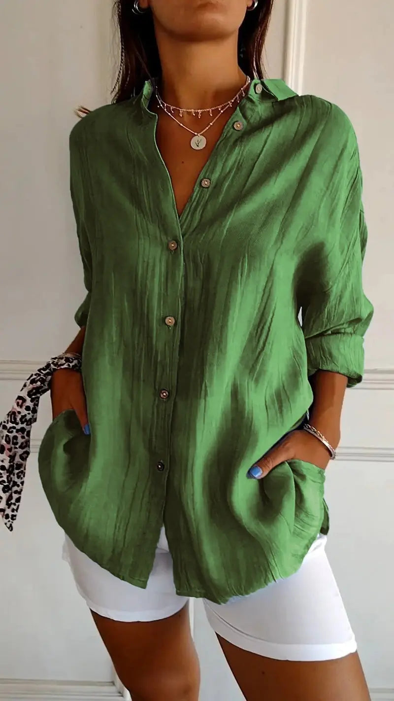 ChicWave - Elegant Sommerbluse for Stilbevisste Kvinner Motelys
