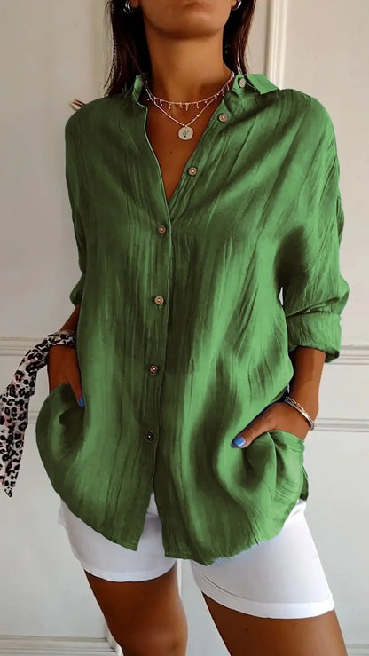 ChicWave - Elegant Sommerbluse for Stilbevisste Kvinner Motelys