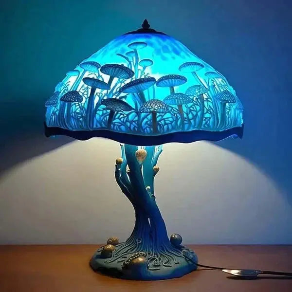 ColorGlow - Lekker Lampe i Farget Glass for Et Magisk Miljø Motelys