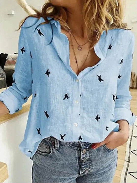 ChicButton - Knappekledd Bluse for Elegant Uttrykk Motelys
