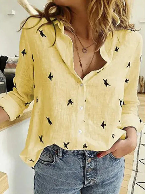 ChicButton - Knappekledd Bluse for Elegant Uttrykk Motelys