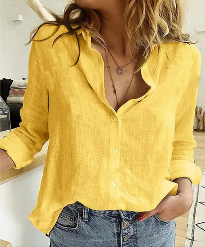 ChicButton - Knappekledd Bluse for Elegant Uttrykk Motelys