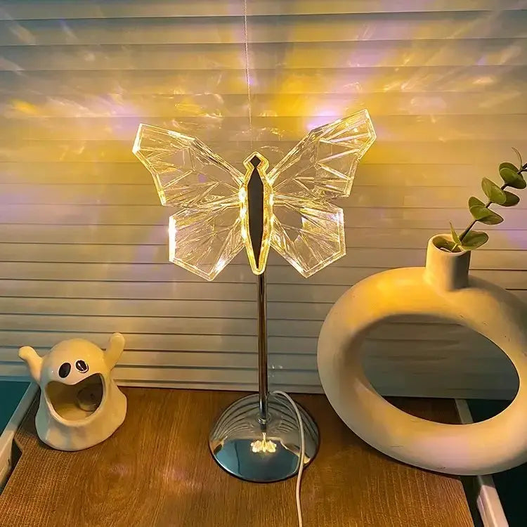 Butterfly Crystal Bordlampe Motelys