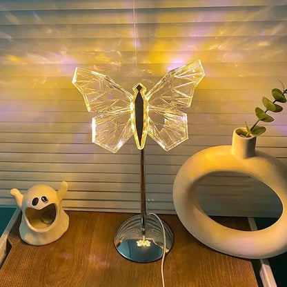 Butterfly Crystal Bordlampe Motelys