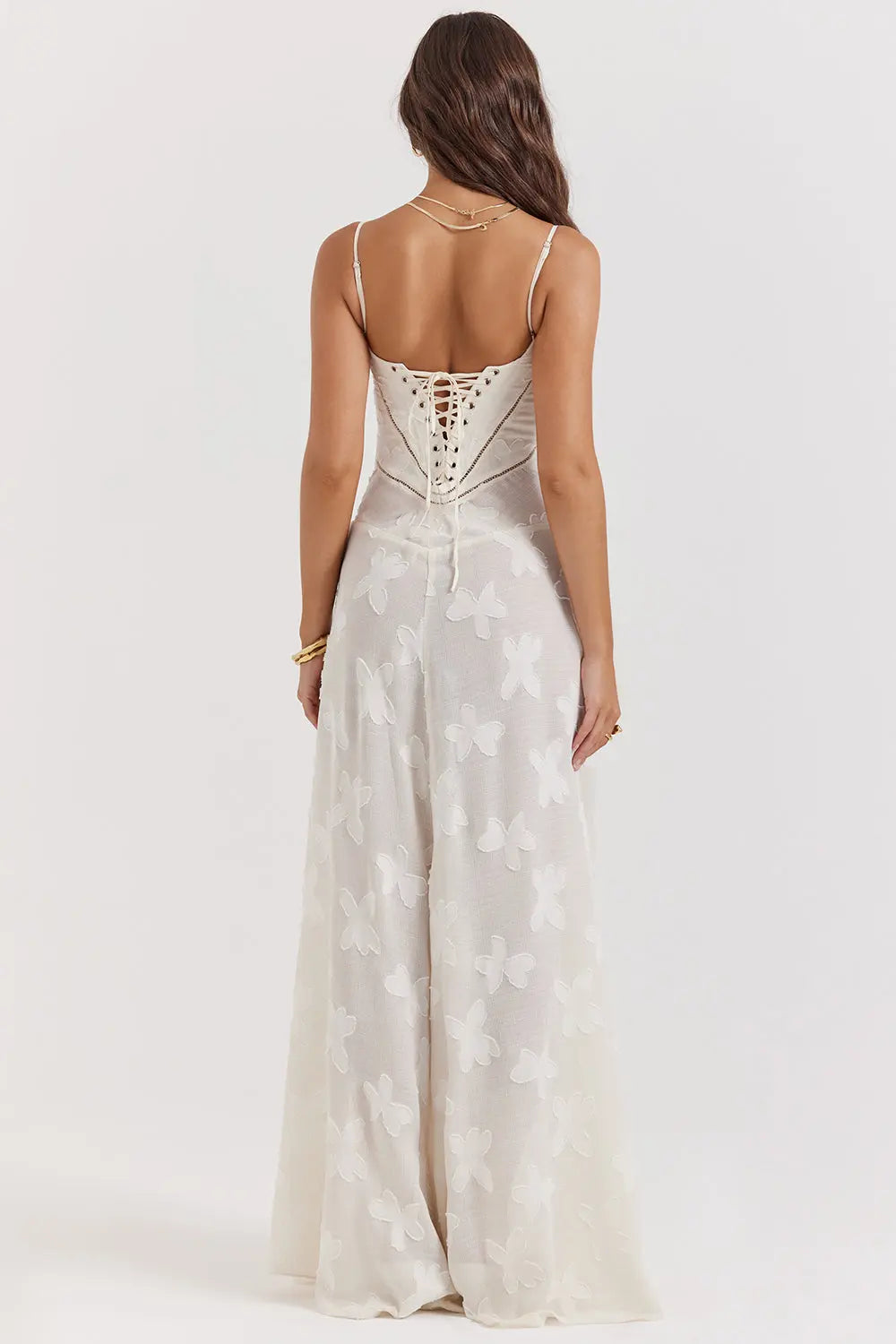 LuxeFlow - Elegant Chic Maxi Kjole for Kvinner Motelys