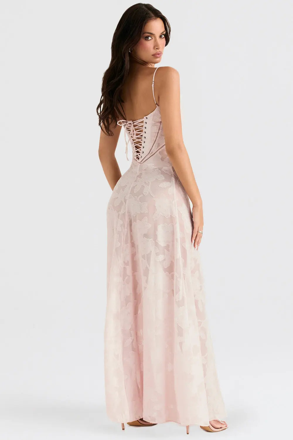 LuxeFlow - Elegant Chic Maxi Kjole for Kvinner Motelys
