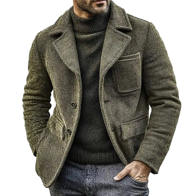 Heritage Canvas Blazer for Menn – Tidløs Stil med Robust Kvalitet Motelys