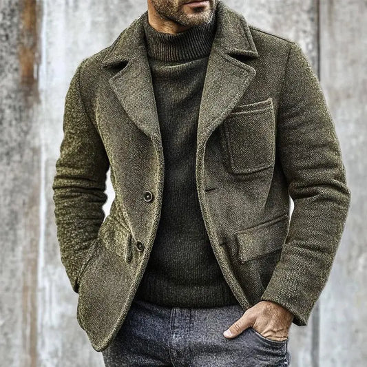 Heritage Canvas Blazer for Menn – Tidløs Stil med Robust Kvalitet Motelys