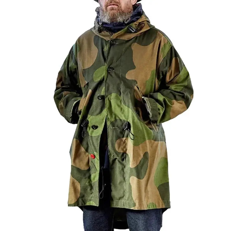 The Ranger – Kamuflasje trenchcoat for menn Motelys