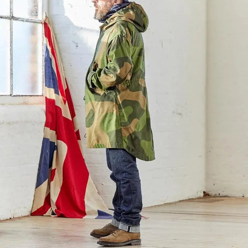 The Ranger – Kamuflasje trenchcoat for menn Motelys