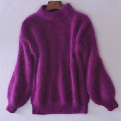 VelvaLuxe - Ultra-myk lodden turtlenecksgenser Motelys
