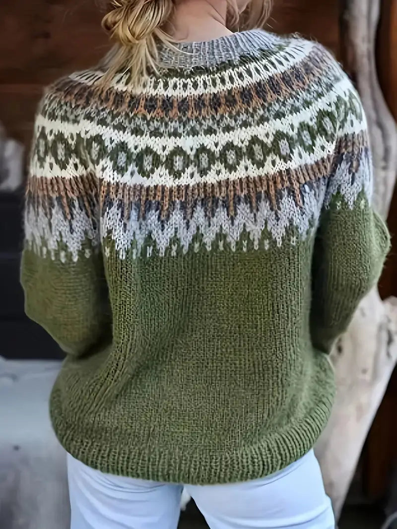 Everly – Nordisk Drøm Chunky Strikkegenser Motelys