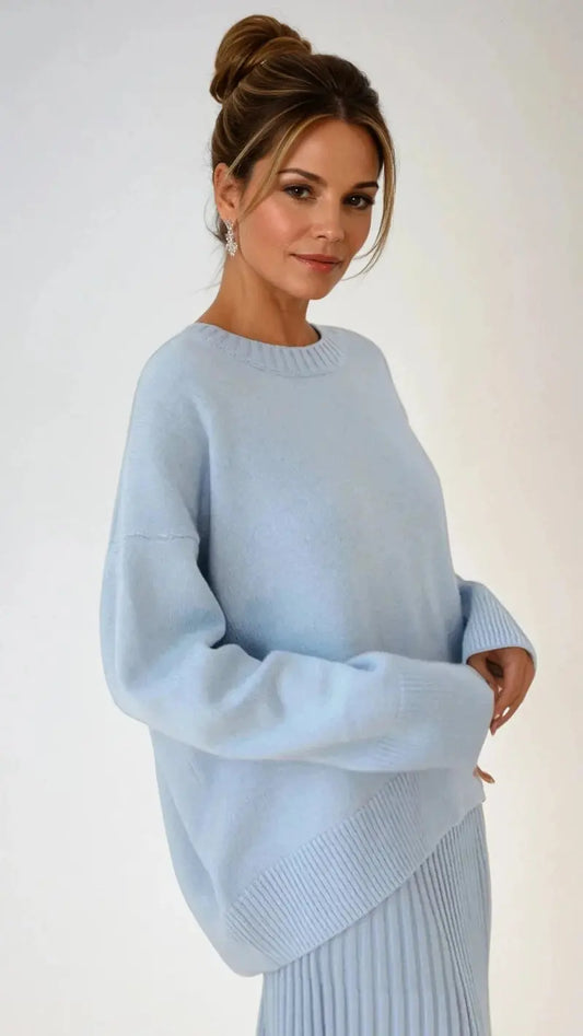 Serene Comfort Strikkegenser – Tidløs Eleganse for Enhver Anledning Motelys