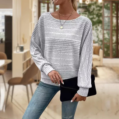 The Everly – Myk strikkegenser med tekstur Motelys