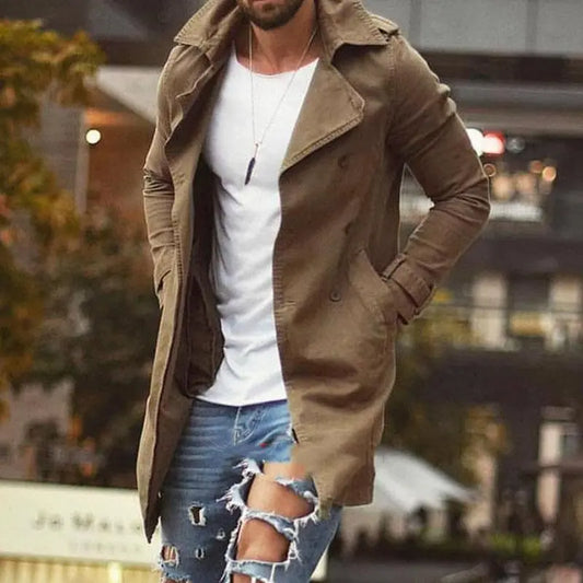 UrbanEdge – Herre Vintage Langfrakk Motelys