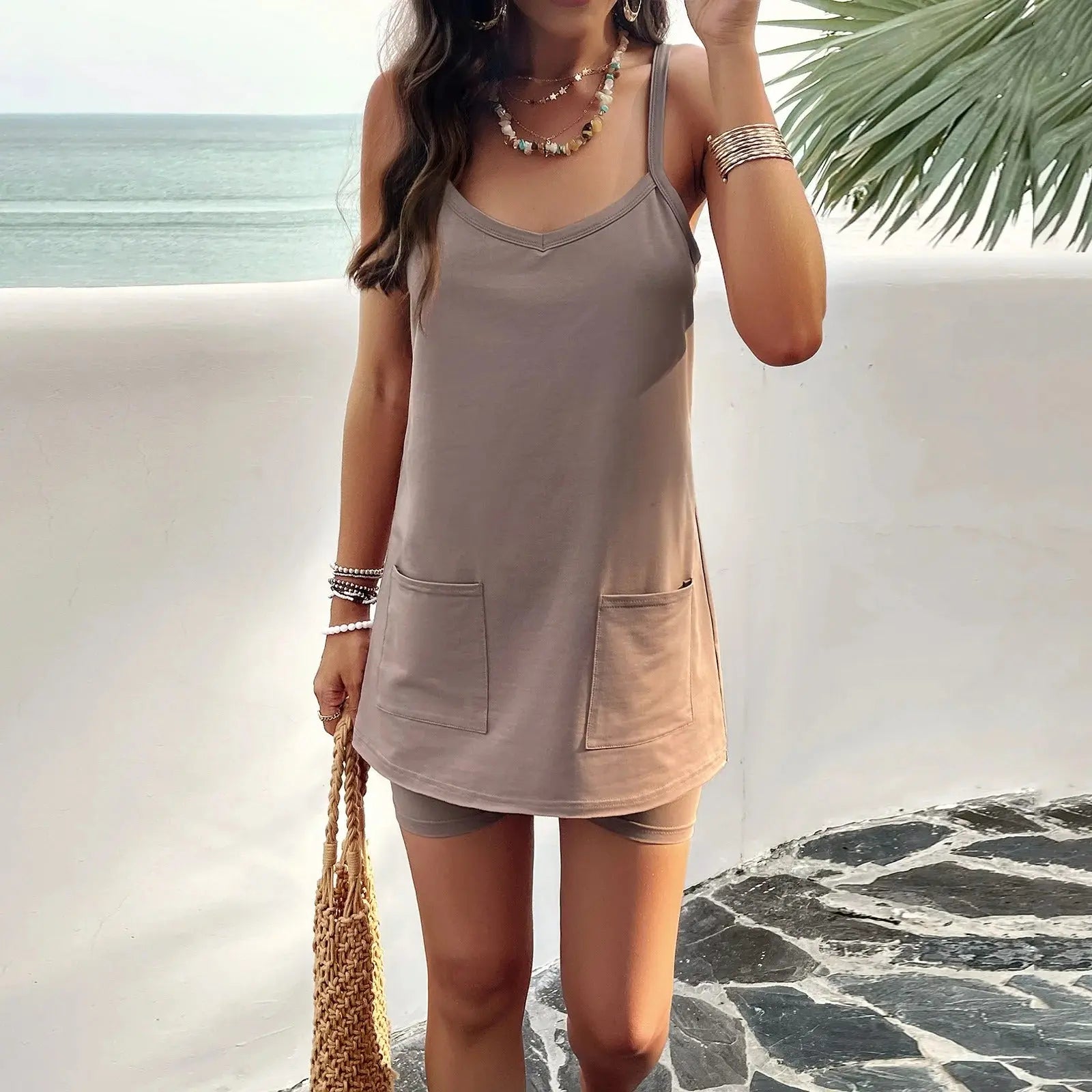 Seaside Breeze 2-delt Sommerantrekk – Uanstrengt & Stilig Motelys