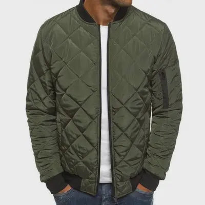 FrostGuard - Quilted termisk bomberjakke for menn Motelys