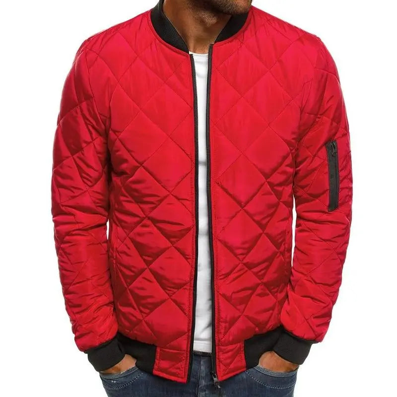 FrostGuard - Quilted termisk bomberjakke for menn Motelys