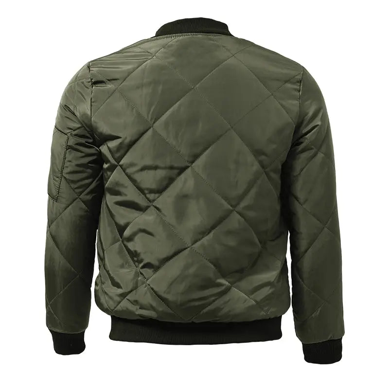 FrostGuard - Quilted termisk bomberjakke for menn Motelys