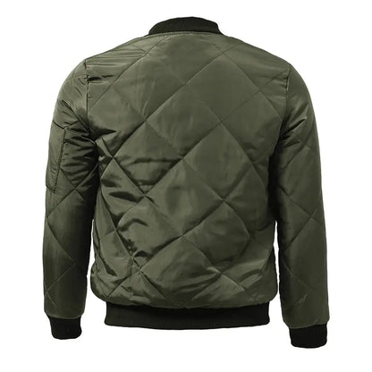 FrostGuard - Quilted termisk bomberjakke for menn Motelys