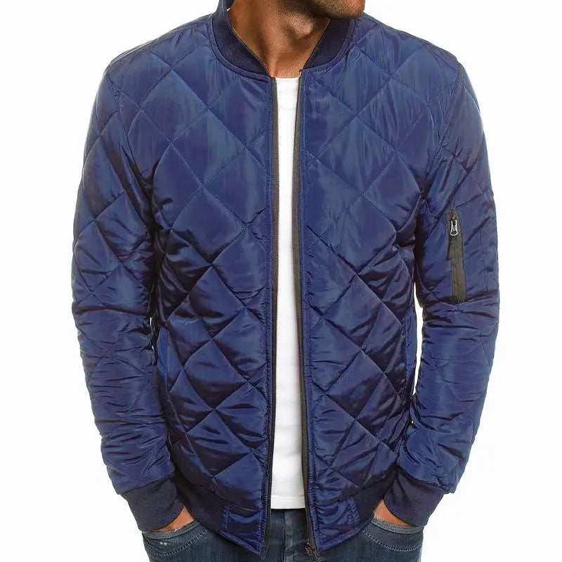 FrostGuard - Quilted termisk bomberjakke for menn Motelys