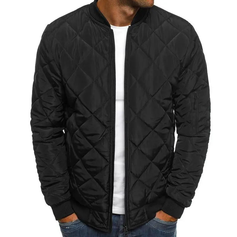 FrostGuard - Quilted termisk bomberjakke for menn Motelys