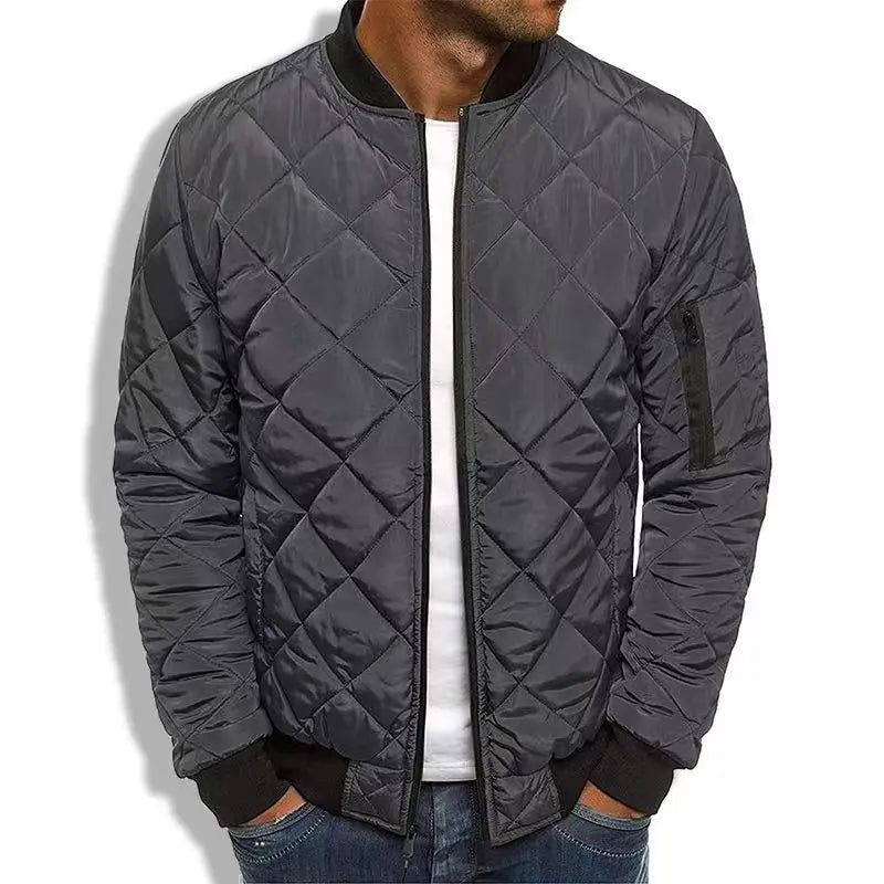 FrostGuard - Quilted termisk bomberjakke for menn Motelys