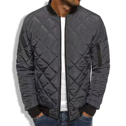 FrostGuard - Quilted termisk bomberjakke for menn Motelys