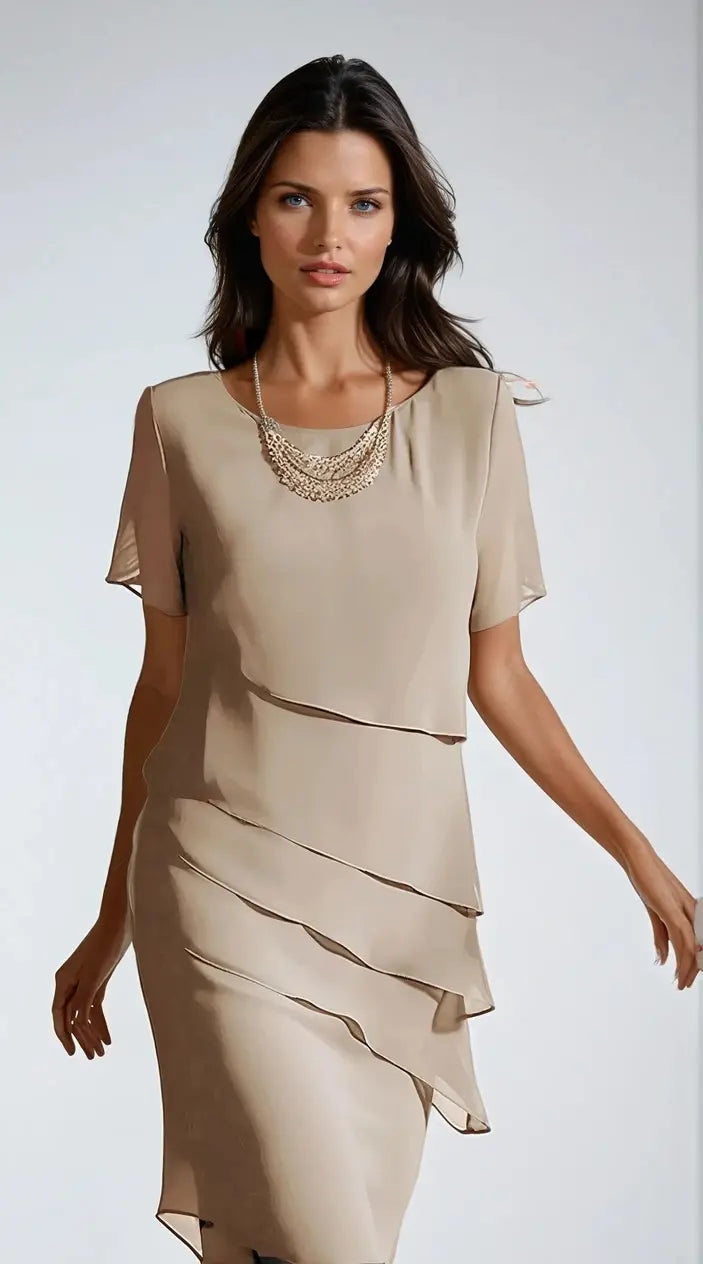 DreamyDresses - Feminin Chiffonkjole for Elegante Anledninger Motelys