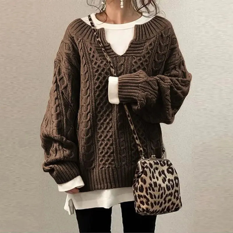 CozyStyle - Elegant Strikkegenser for En Komfortabel Look Motelys