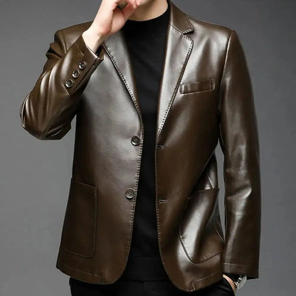 Blazer i imitert skinn Motelys